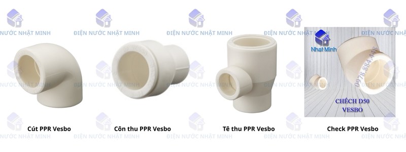 Phụ kiện ống nhựa PPR Uv Vesbo