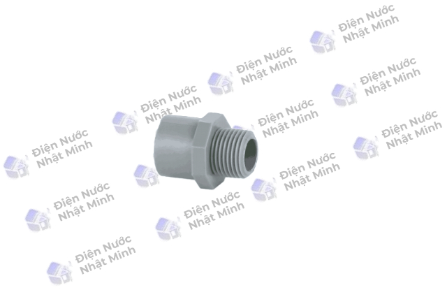 nối thẳng ren ngoài pvc