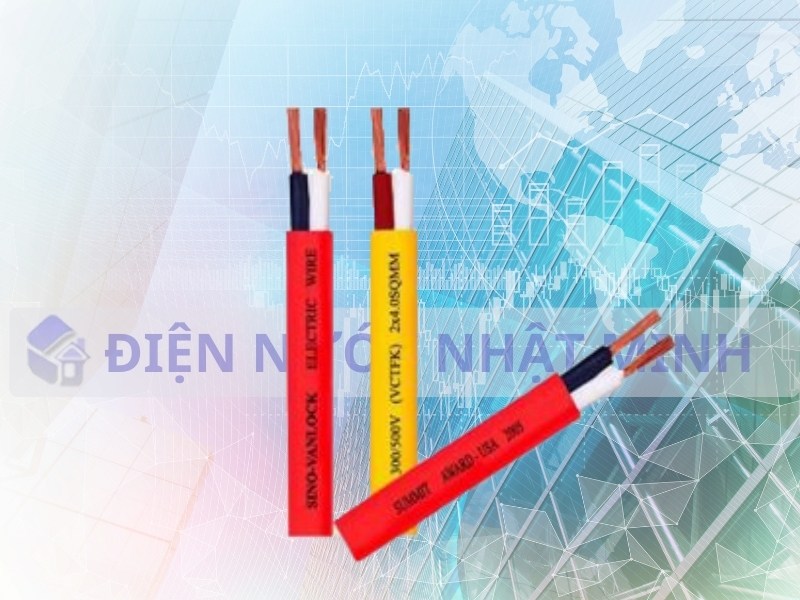 dây điện dây đôi mềm dẹt trần phú