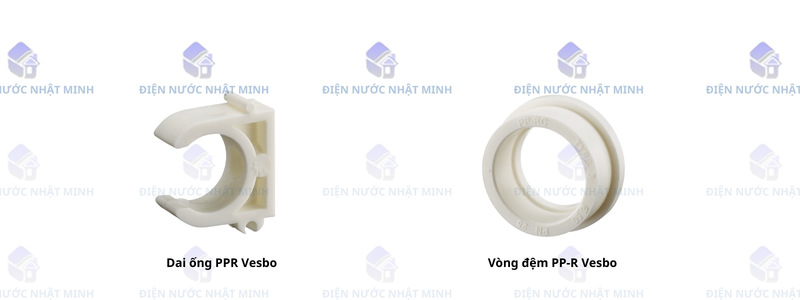 phụ kiện vòng đệm và đai ống PPR Vesbo