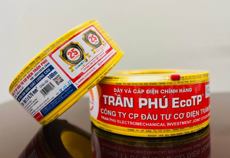 Cách nhận biết dây điện Trần Phú chính hãng
