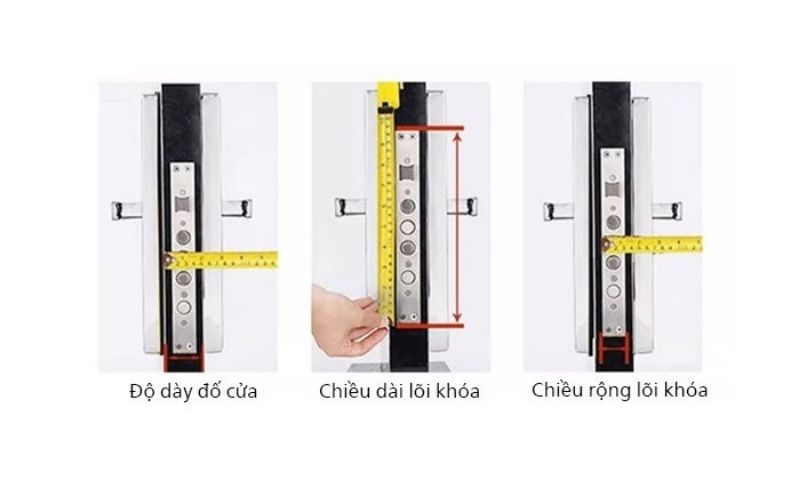 Kỹ thuật viên Kaadas chuyên nghiệp tiến hành đo đạc đố cửa chống cháy chuẩn xác