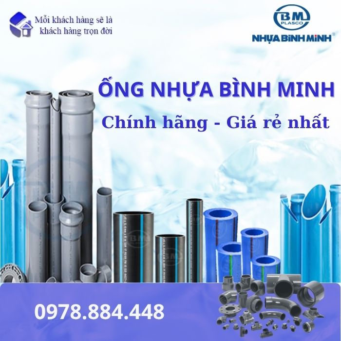 Đại lý phân phối ống nhựa Bình Minh
