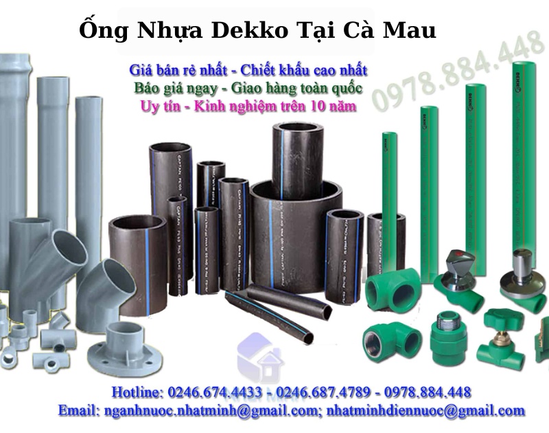 Ống Nhựa Dekko Ở Tại Cà Mau