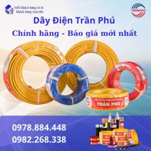 Dây điện Trần Phú chính hãng báo giá mới nhất
