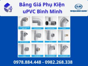 Bảng giá phụ kiện uPVC Bình Minh