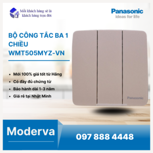 Bộ công tắc ba 1 chiều WMT505MYZ-VN