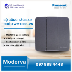 Bộ công tắc ba 2 chiều WMT506MYH-VN chính hãng