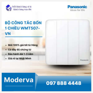 Bộ công tắc bốn 1 chiều WMT507-VN chính hãng