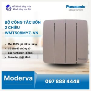 Bộ công tắc bốn 2 chiều WMT508MYZ-VN Minerva chính hãng