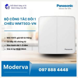 Bộ công tắc đôi 1 chiều WMT503-VN Minerva