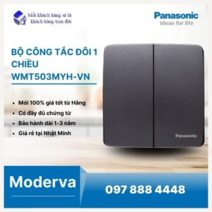 Bộ công tắc đôi 1 chiều WMT503MYH-VN Minerva Panasonic