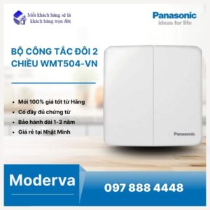 Bộ công tắc đôi 2 chiều WMT504-VN Minerva