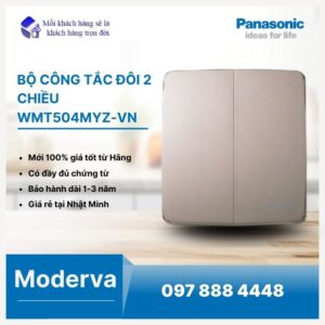 Bộ công tắc đôi 2 chiều WMT504MYZ-VN Minerva