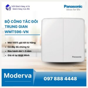 Bộ công tắc đôi trung gian WMT596-VN Minerva
