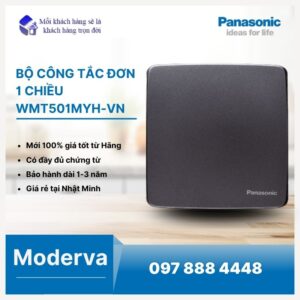 Bộ công tắc đơn 1 chiều WMT501MYH-VN Minerva